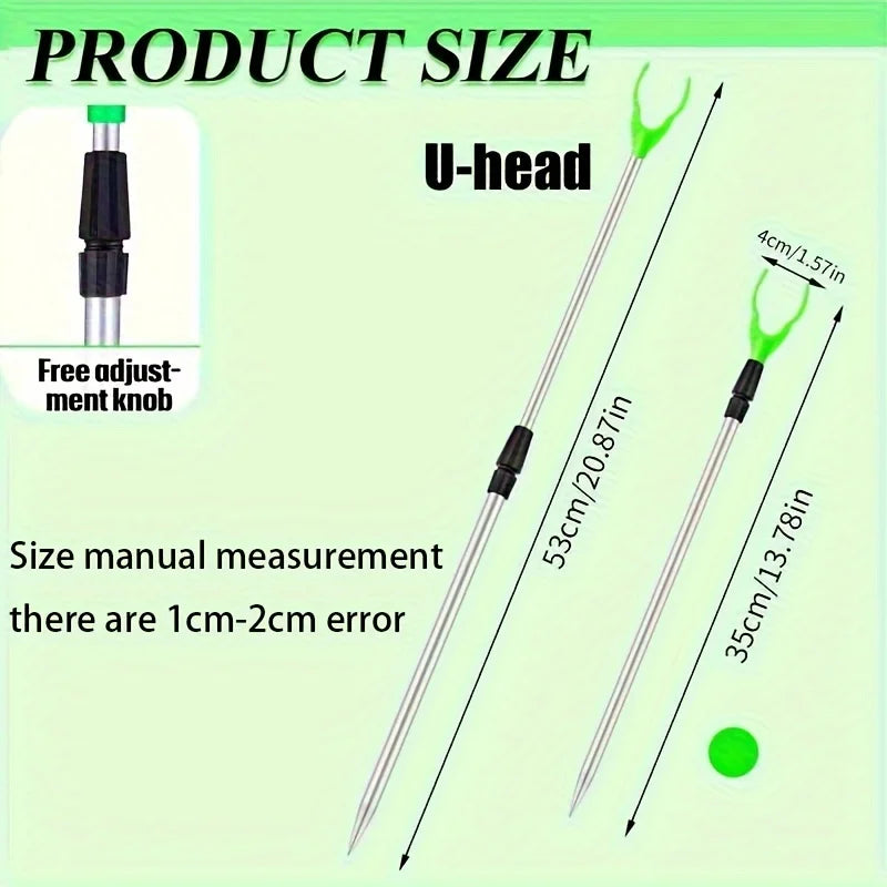 Extendable Bank Fishing Rod Holders (2 or 6 Pack)