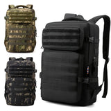 1 Pc Men's Camouflage Backpack, Hiking And Camping Backpack, LargeCapacity Multi-layer Outdoor Sports Backpack