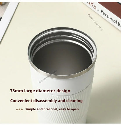 380/510ML Stainless Steel Car Thermal Cup Coffee Cup  for Outdoor Sports Cold and Heat Thermal Mug Tumbler Insulated Flask Water