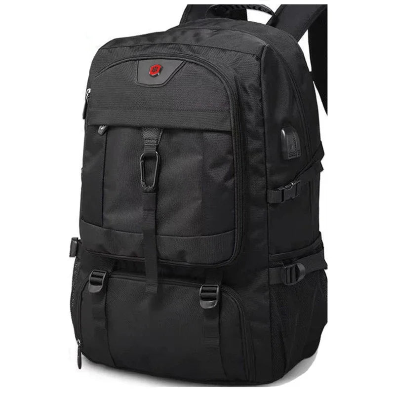 50L 80L Backpack Large Travel Backpack Men Separate Shoe Compartment Business Bag Outdoor Sports Man Black Storage Backpacks