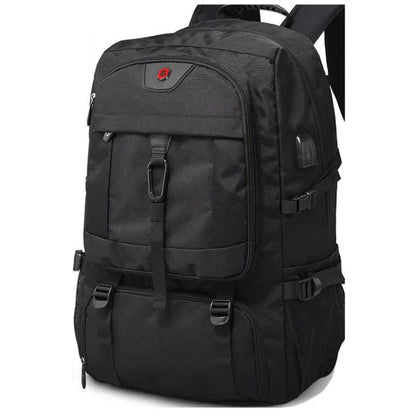 50L 80L Backpack Large Travel Backpack Men Separate Shoe Compartment Business Bag Outdoor Sports Man Black Storage Backpacks