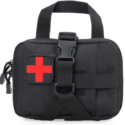 First Aid Bag Upgrade Tactical EMT Pouch Rip Away Molle Medical Kit IFAK Tear-Away Travel Outdoor Hiking Emergency Survival Kit