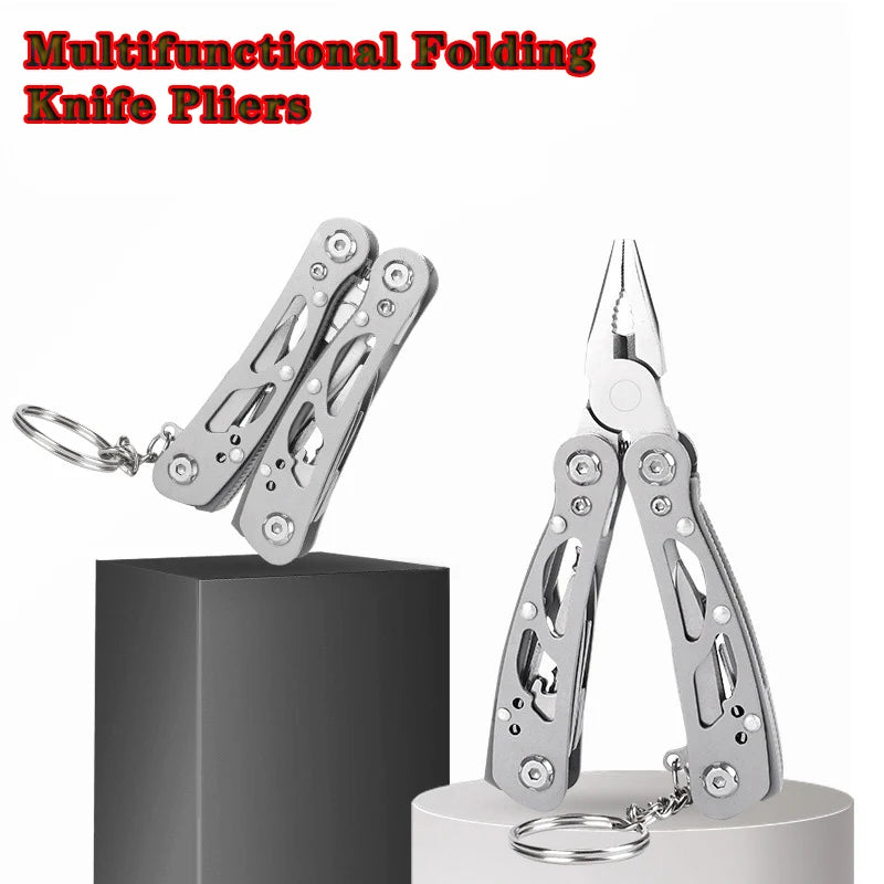 Multi-tool Pliers Outdoor Combination Knife Pliers Stainless Steel Folding Portable Multi-purpose Camping Survival Pliers Tools