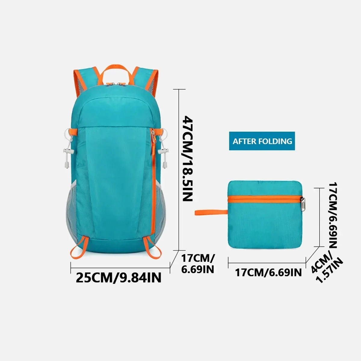 Outdoor Foldable Mountaineering Bag, New Travel Waterproof Storage Backpack, Men's and Women's Sports Bag