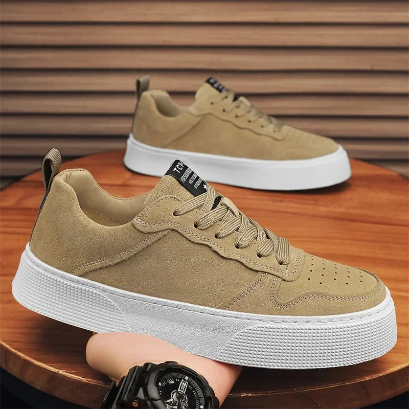 Men’s Casual Sneakers – Lightweight Non-Slip Running Shoes Soft Sole Vulcanized Trainers
