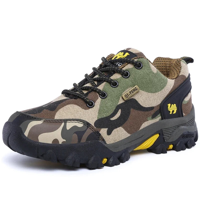 2025 Outdoor Hiking Shoes – Camouflage Trail Running Sneakers for Men & Women, Summer/Winter Trekking Footwear