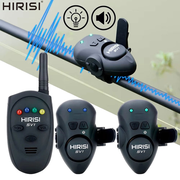 Hirisi SV1 Wireless Bite Alarm Set with Receiver