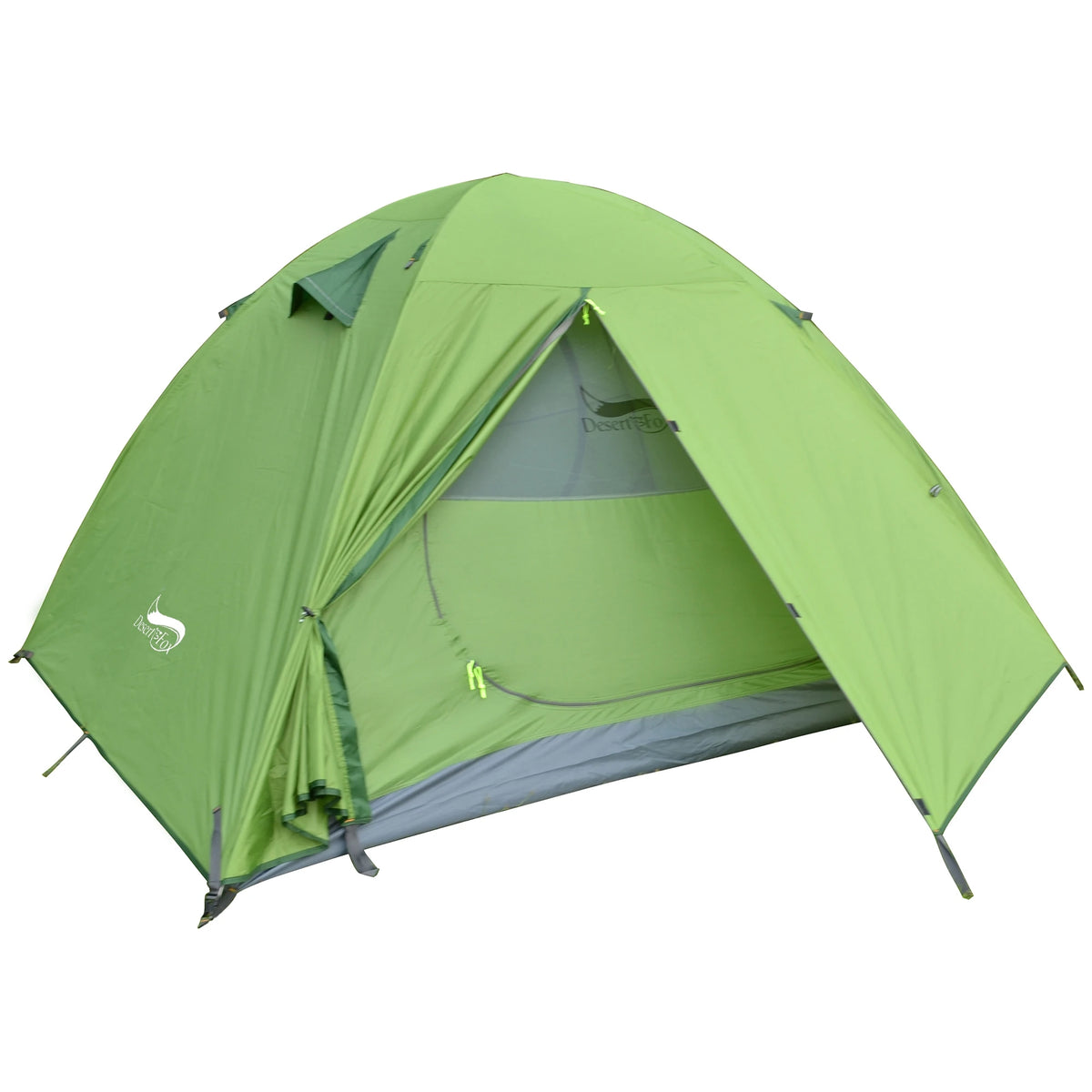 Desert Fox Camping Tents 1/2/3 Person Outdoor Lightweight Backpacking Tent Waterproof 3 Season Tent for Family Hiking Travelling