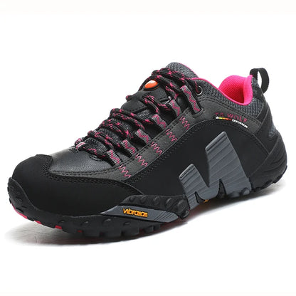 Men’s Waterproof Trekking Shoes – Outdoor Hiking Boots, Leather Hunting & Tactical Footwear