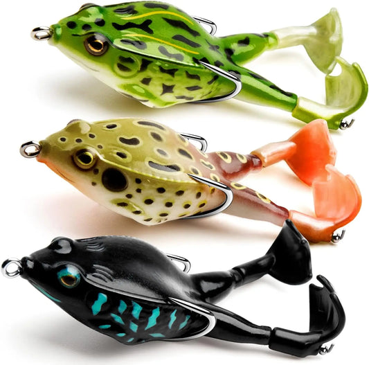 Topwater Prop Frog Lure Kit