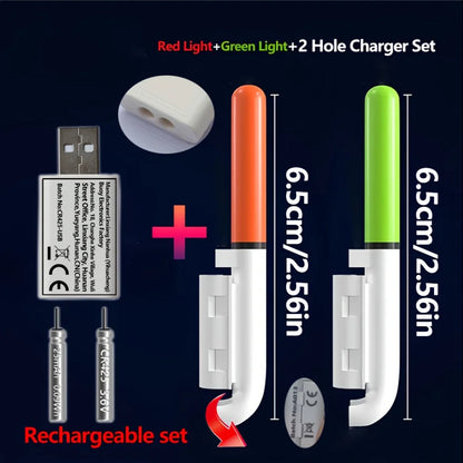 Rechargeable Rod Tip Bite Light Set