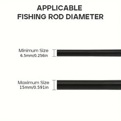 Silicone Fishing Rod Hook Keepers (5 Pack)