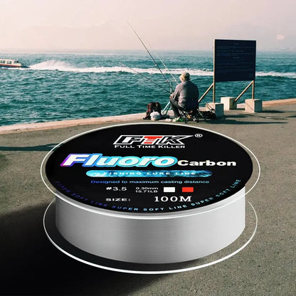 FTK Fluorocarbon Fly Fishing Line 100m