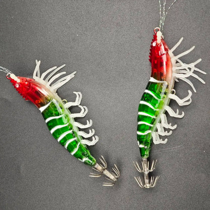 Ackibbik Glow Shrimp Lures (5 Pack)