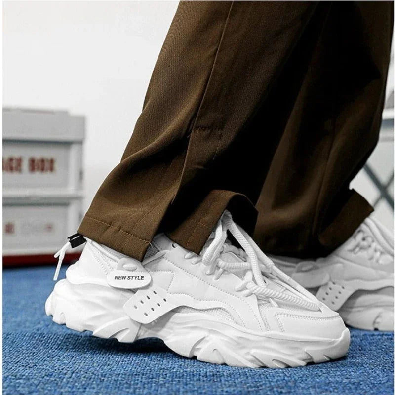 Men’s Casual Platform Sneakers – Breathable, Comfortable & Hard-Wearing Running Shoes