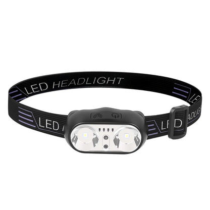 USB Rechargeable LED Sensor Headlamp COB Headlight Head Torch Work Light Waterproof Headlamp for Fishing Camping Lantern