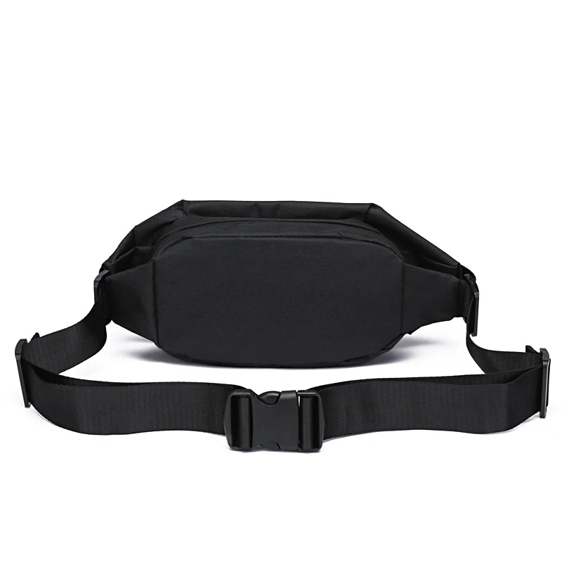 Men Minimalist Outdoor Sports Running Jogging Waist Bag Man Waterproof Fanny Pack Stylish Cross Body Belt Bag Waist Bag for Men