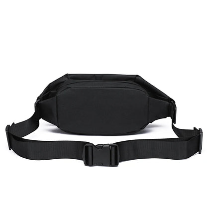 Men Minimalist Outdoor Sports Running Jogging Waist Bag Man Waterproof Fanny Pack Stylish Cross Body Belt Bag Waist Bag for Men