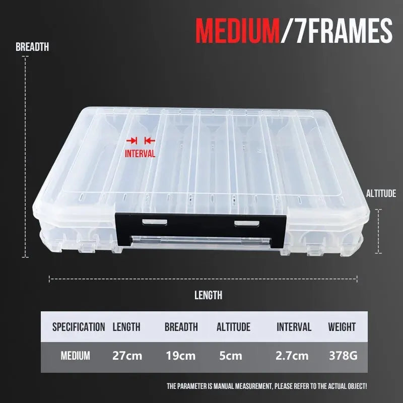 TAIYU Double-Sided Tackle Box (10/14/18 Compartments)