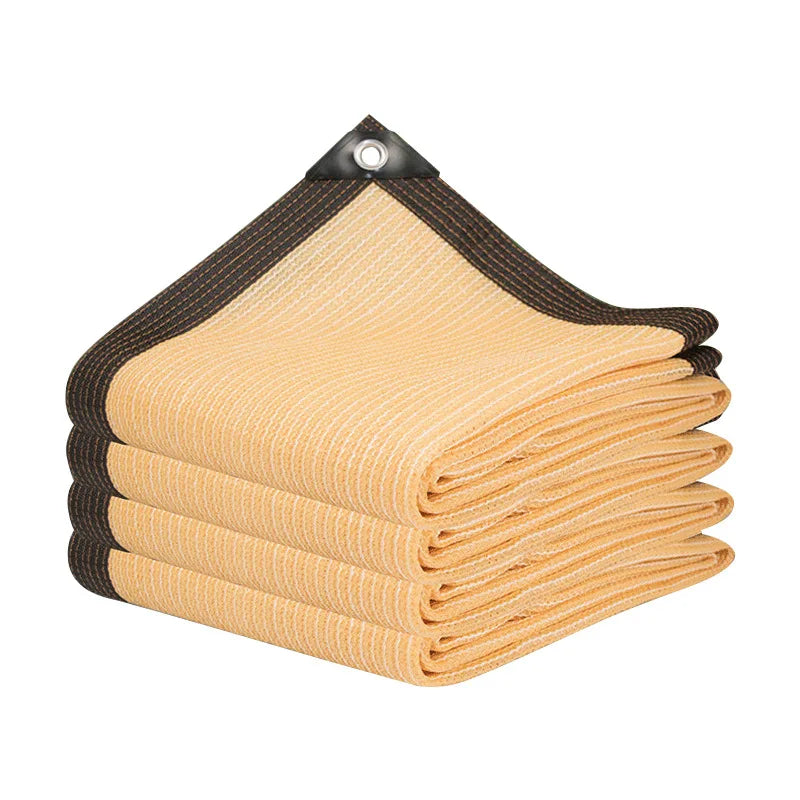 New Outdoor Garden Sunshade Net for Camping Pergola Carport Balcony Sunscreen Breathable Cooling Rectangle Pool Sunshade Sail