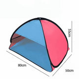 Beach Headrest Sunshade Tent UV-protecting Sunshelter Automatic Opened Portable Outdoor Camping Sunshade Tent For Adults Kids