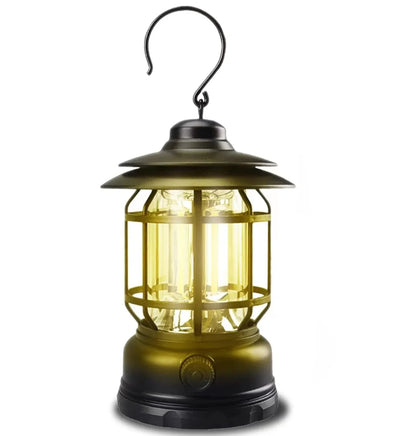 Rechargeable COB Camping Lantern – Stepless Dimming, Waterproof