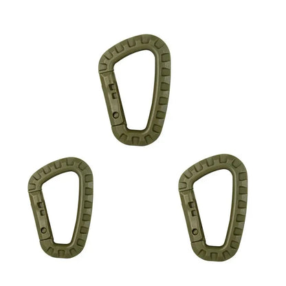 1/2/3/4/6pcs Tactical Carabiner Carabina Karabiner Clip Plastic Cadet Hiking Camping