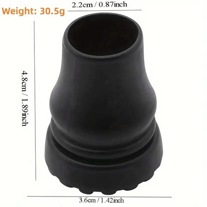 2Pcs 16/20/22mm Antiskid Walking Stick Trekking Pole Tip Protector Rubber Crutch Cane Bottom Pads Climbing Stick Camping Hiking