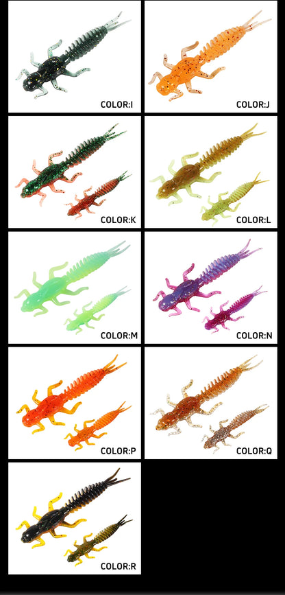 Supercontinent Larva Soft Lures