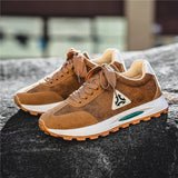 2025 Men’s Breathable Casual Sneakers – Fashionable Thick-Soled Sports Shoes