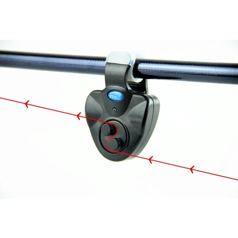 Clip-On Electronic Bite Alarm with LED & Sound