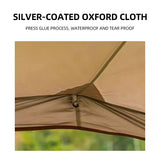 MOUNTAINHIKER Outdoor With Windows Tent 8-10Person Camping Dome Tents Light Luxury Round Big Canopy Large Awning Pergola Tent