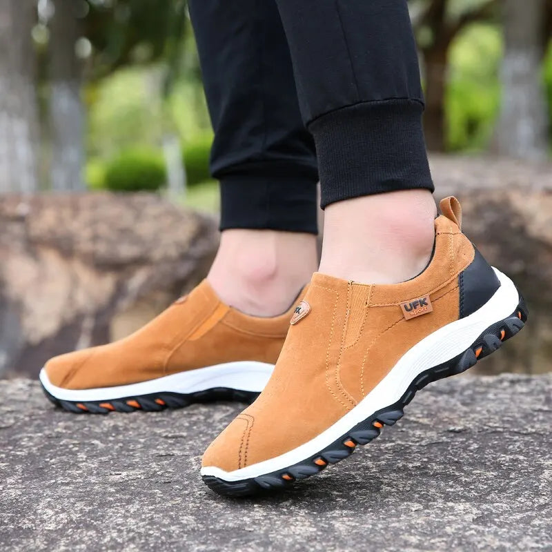 Men’s Outdoor Walking Sneakers – Comfortable Hiking & Climbing Shoes, Casual Non-Slip Footwear
