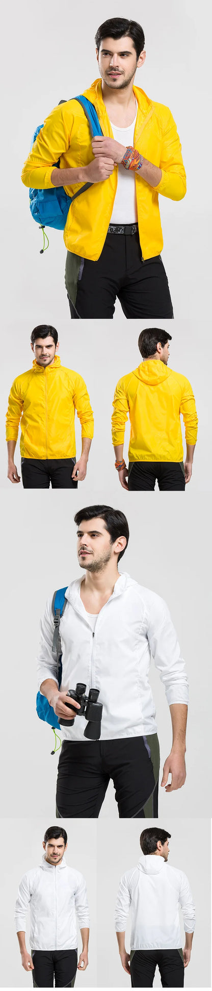 Waterproof Quick-Dry Camping Rain Jacket