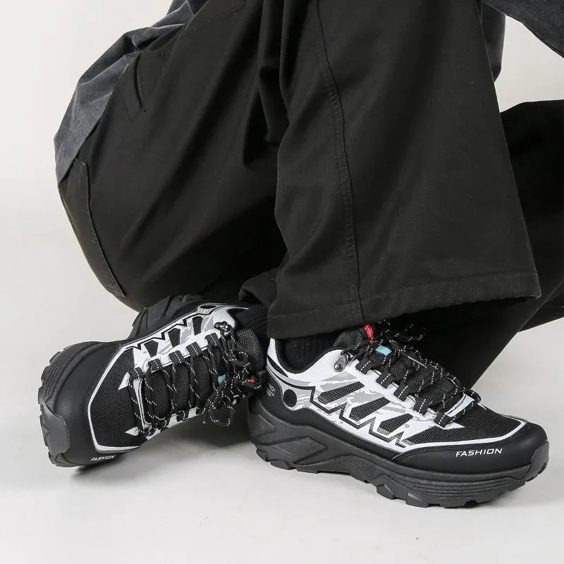 2025 Men’s Trail Running Shoes – Lightweight, Non-Slip, Breathable Outdoor Sneakers for Training & Walking