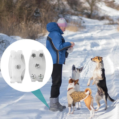 Clear Anti-Slip Ice Cleats for Shoes