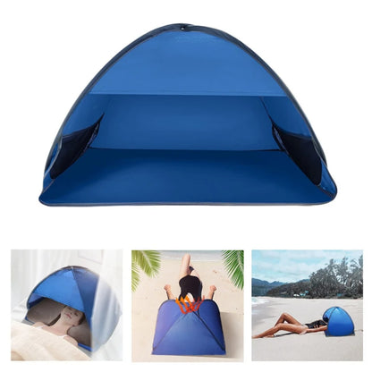 Beach Headrest Sunshade Tent UV-protecting Sunshelter Automatic Opened Portable Outdoor Camping Sunshade Tent For Adults Kids