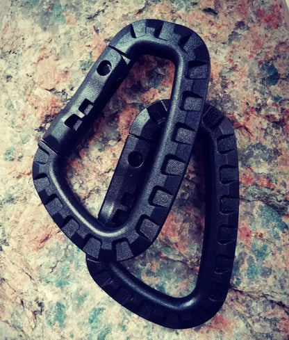 5pcs Tac Link Molle Belt D Buckle Clip ITW Keychain Outdoor Backpack Carabiner Hook Camping Climbing Equipment EDC Multi Tool