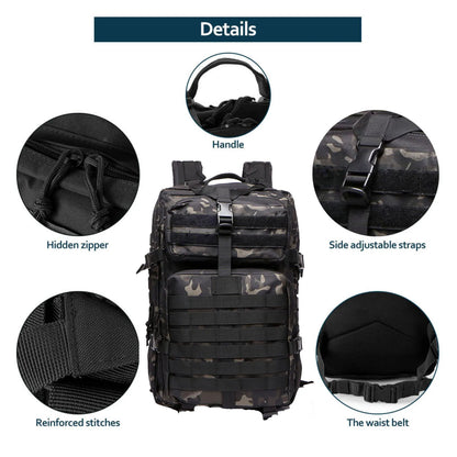 25L/50L Waterproof Tactical Hiking Backpack