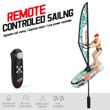 RC Sailing Boat 2.4G Remote Control Speedboat – Kayak Paddle Racing Model with Steering for Kids & Adults Birthday Gift