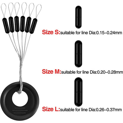 PRO BEROS Rubber Bobber Stoppers (60 Pack)