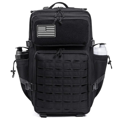 45L Tactical Backpack Molle System Men's Outdoor Hiking Rucksack with Bottle Holder EDC GYM Hunting Bag for Survival