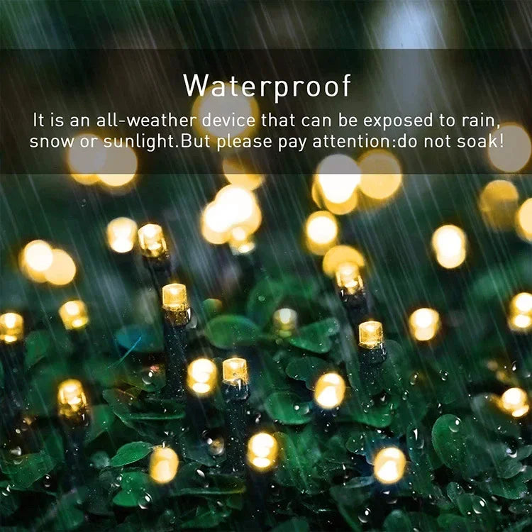 Outdoor Solar Light String LED Christmas Decoration,light String Solar Fairy Light Garden Christmas Decoration Light