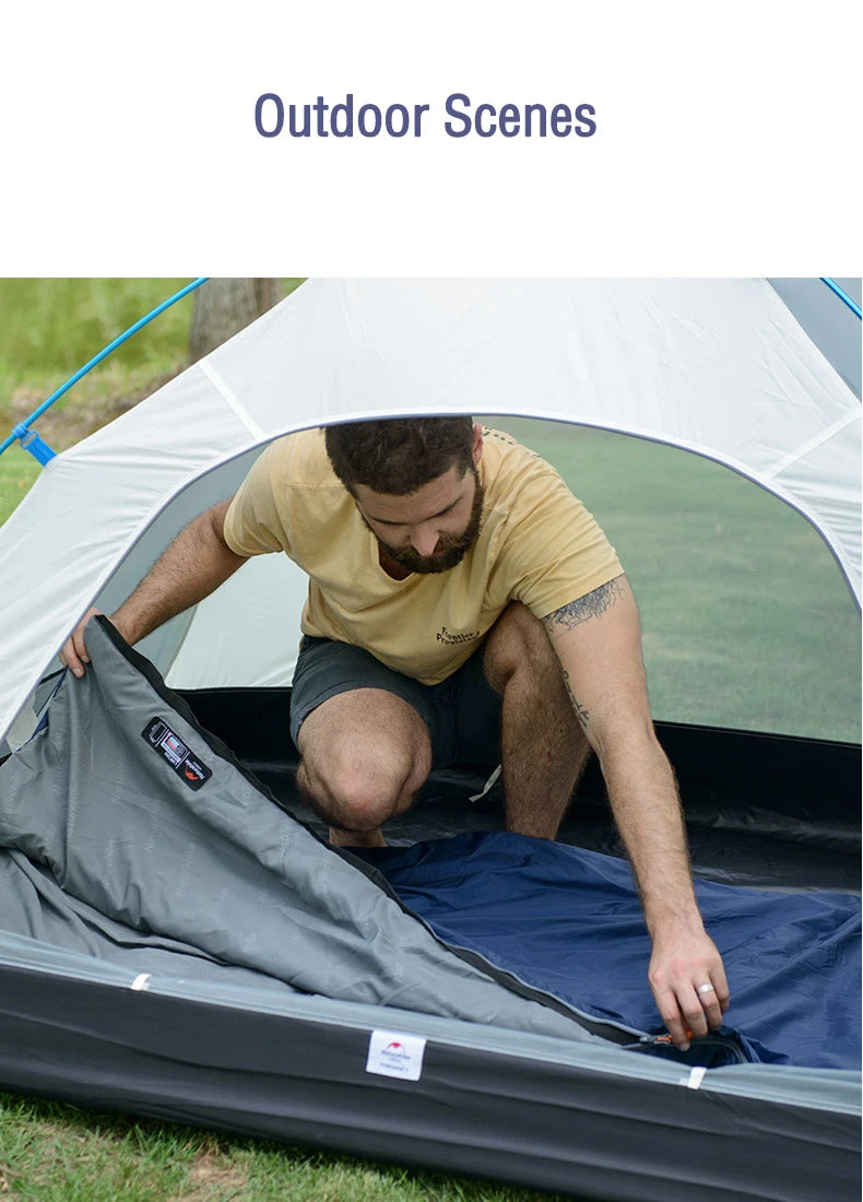 NaturehikeLW180 Sleeping Bag Ultralight Portable Sleeping Bag Spring Summer Sleeping Bag Outdoor Hiking Camping Travel Equipment