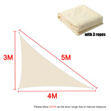 Outdoor Shade Sail awnings Waterproof Sun Shelter Square Rectangle Sun Shade Protection Canopy Garden Patio Pool Camping Shade