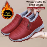Men’s Winter Warm Cotton Shoes – Non-Slip Casual Snow Boots with Chunky Sole
