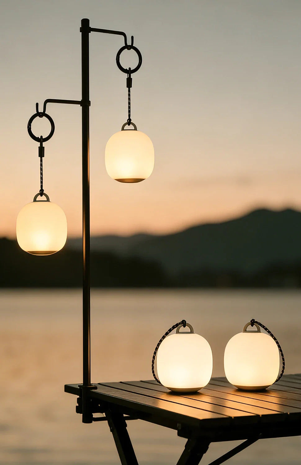 Mini Egg-Shaped Squeeze Silicone Camping Lantern, USB Rechargeable Portable LED Tent Lamp for Outdoor Picnic & Cozy Ambient Ligh