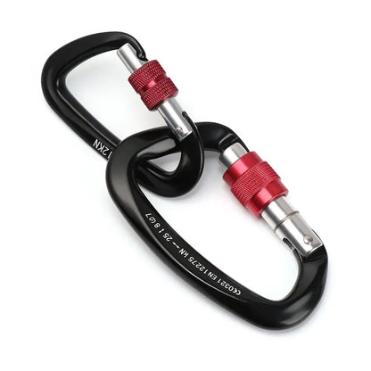 Quality Aluminum Security Master Lock Accessories Mountaineering Protective Equipment Professional Carabiner Climbing Key Hooks