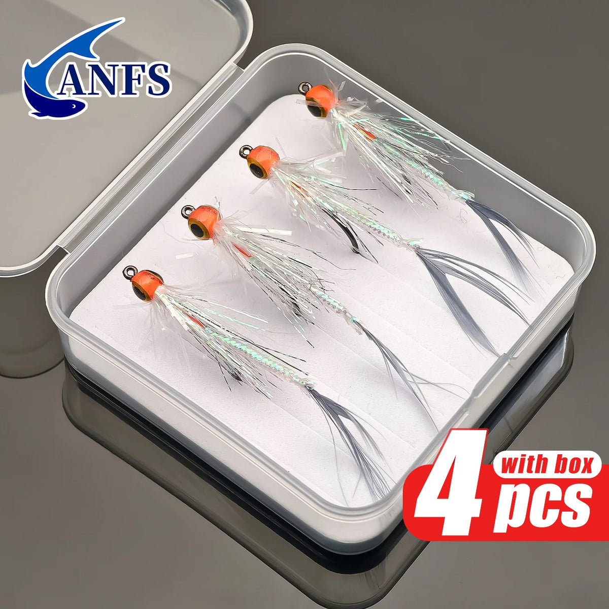 ANFS Baitfish Streamer Flies (4 Pack)