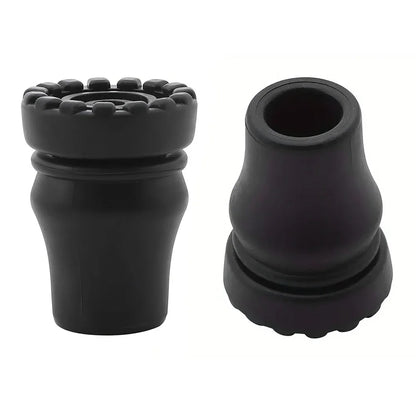 2Pcs 16/20/22mm Antiskid Walking Stick Trekking Pole Tip Protector Rubber Crutch Cane Bottom Pads Climbing Stick Camping Hiking